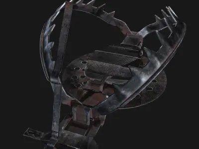 Animal Trap  Low-poly 3D model