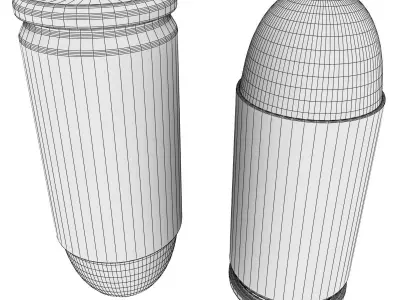 9x18 Makarov Cartridge 3D model