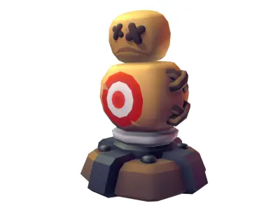 Cube World Practice Dummy - Proto Series Low-poly 3D model