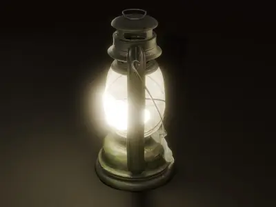 3D Lantern Ready Pbr Low-poly 3D model