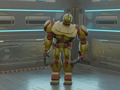 robot 3D model 71