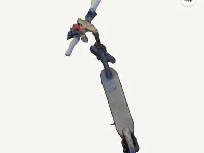 3D scan of e-scooter  3D model