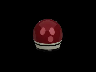 Retro Helmet 3D model