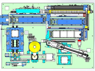 Capacitive paving equipment 3D model