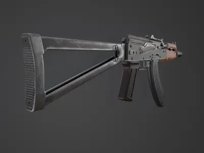 AKSU-74 Malyy Low-poly 3D model