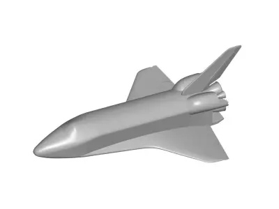 Space Shuttle 3D model 2
