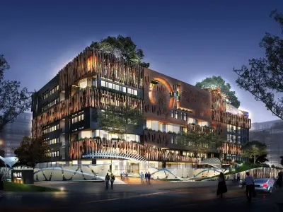 3Dmax fashion city commercial square building 33 3D model