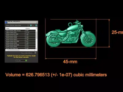 Motorcycle 3D-print model file 3D print model