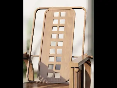 Sitzmaschine Armchair by Josef Hoffmann 3D model