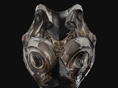Steampunk Drone Low-poly 3D model