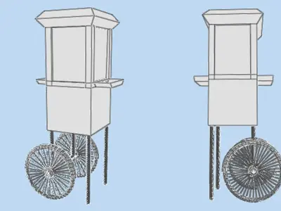 Trade Trolley - Type 3 3D model