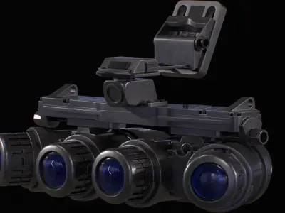 L3 GPNVG visor - low poly - game ready Low-poly 3D model