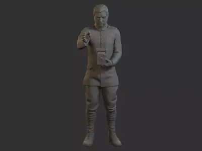 Red Baron Photographer Free 3D print model