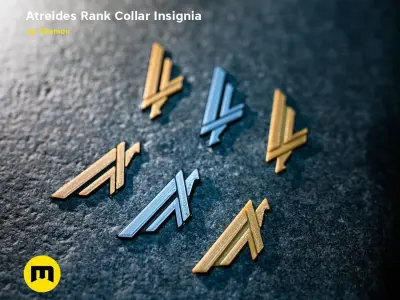 Atreides Rank Collar Insignia Free 3D print model