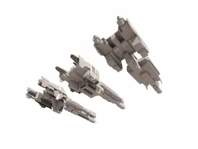 Spaceship-spacecraft-10 3D model