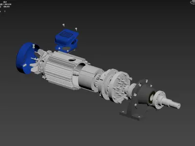 motor 3D model