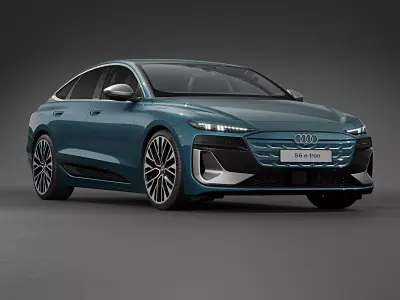 2025 Audi S6 Sportback e-tron 3D model
