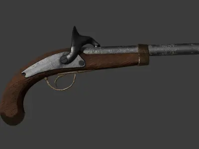 Gun XVII  3D model