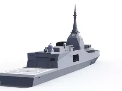 FDI Frigate for 3d Print miniature 3D print model
