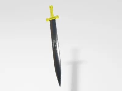BM Sword Low-poly 3D model