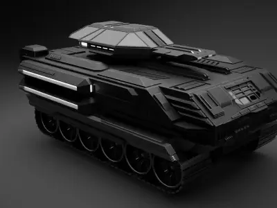 SCIFI TANKS 3D model