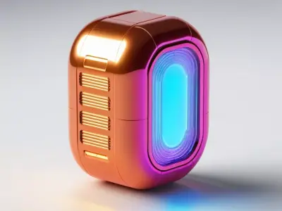 Futuristic Energy Core Device 3D model buy