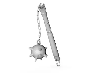 Medieval weapon Low-poly 3D model purchase