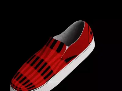 Stylish 3D Casual Shoe Model Free 3D model