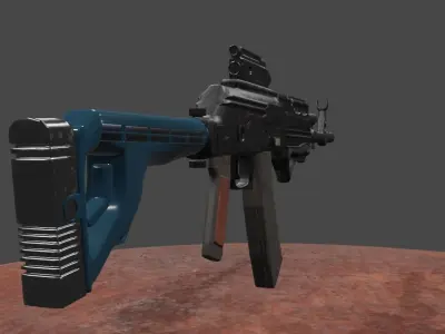 Ak47 3d model rifle 3D model