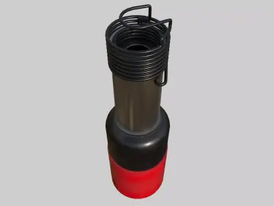 Rivet Gun - Pneumatic Riveting Tool Low-poly 3D model