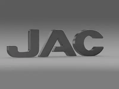 jac logo 3D model from CGTrader