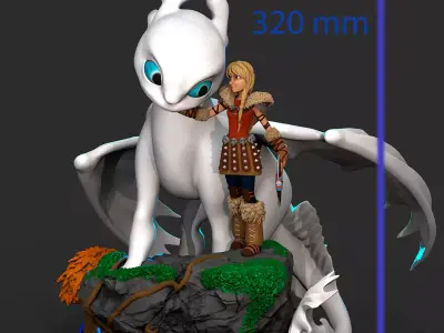 Astrid Hofferson -Statue  3D print model