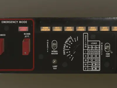 Mi-8MT Mi-17MT Additional Panels Board English Low-poly 3D model