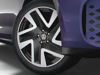 VW ID Buzz  2023 wheel 3D model