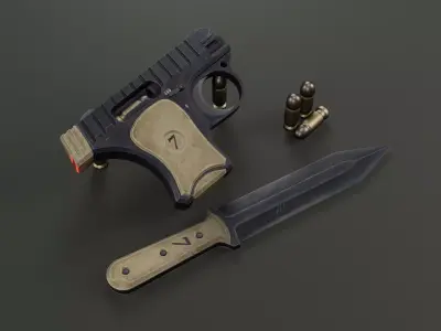 Stylized weapons 3D Model Collection