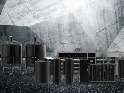 Water treating equipment 3D model
