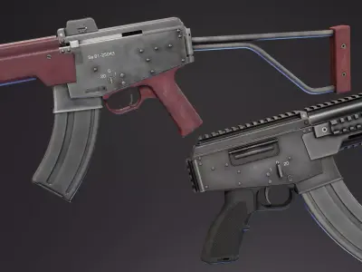 SA 81 Krasa Low-poly 3D model