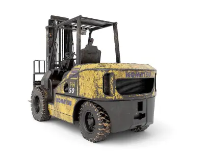 Forklift  Dirty  3D model
