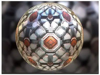 PBR Sci-Fi Seamless Realistic Material SBSAR 4k Texture 027 Texture