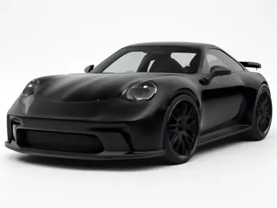  Porsche 911 GT3 Style Stealth Concept 3D model
