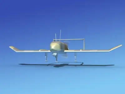 Mohajer 4 Drone V01 3D model