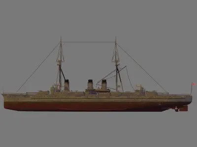 IJN Settsu 3D model