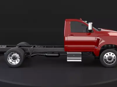 Generic Medium-Duty US Truck 3D model
