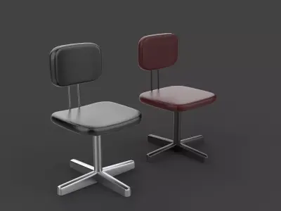Vintage desk chair 3D model