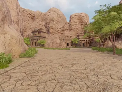 Ancient Canyon City 3D model purchase