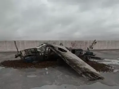 destroyed plane 018 am165 3D model