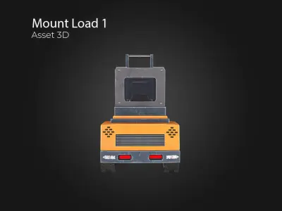 Mount Load Low-poly 3D model