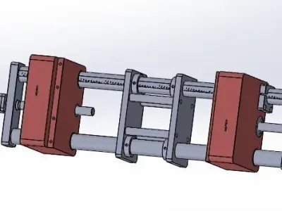 Double location fine-tuning platform 3D model