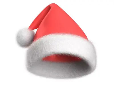Santa Hat 3D model purchase