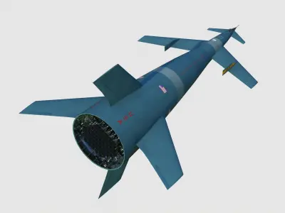 Von Braun Rocket ship 3D model